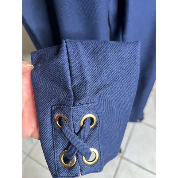 Michael Kors Women Leggings Blue Mid Rise Pull On Stretch Skinny Pants Fit Sz. S - Picture 3 of 10